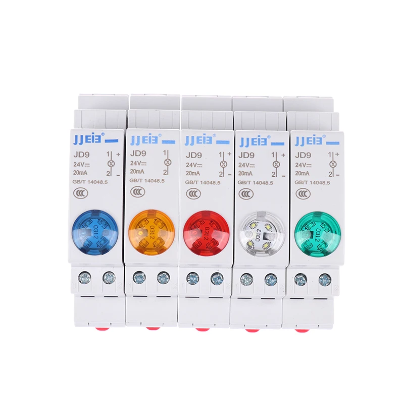 Din Rail Type Power Indicator Light LED Signal Lamp Series AC/DC 24V Indicating Indication Lights JD9 Warning Lights
Din Rail Type Power Indicator Light LED Signal Lamp Series AC/DC 24V Indicating Indication Lights JD9 Warning Lights