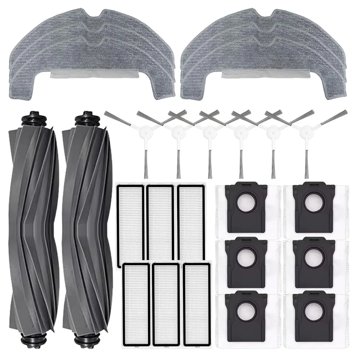 EQAZ-Accessories Kit for Dreame D10 Plus Gen 2/RLD32GD Robot Vacuum Cleaner Parts Main Side Brush Filter Dust Bag Mop Cloth
EQAZ-Accessories Kit for Dreame D10 Plus Gen 2/RLD32GD Robot Vacuum Cleaner Parts Main Side Brush Filter Dust Bag Mop Cloth