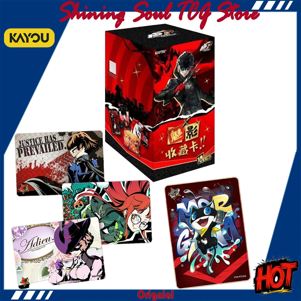 Genuine KAYOU Persona 5 Royal Phantom Treasure P5R Hidden Voice Actor Autograph Collectible Cards TCG booster boxes Toys Gifts
Genuine KAYOU Persona 5 Royal Phantom Treasure P5R Hidden Voice Actor Autograph Collectible Cards TCG booster boxes Toys Gifts