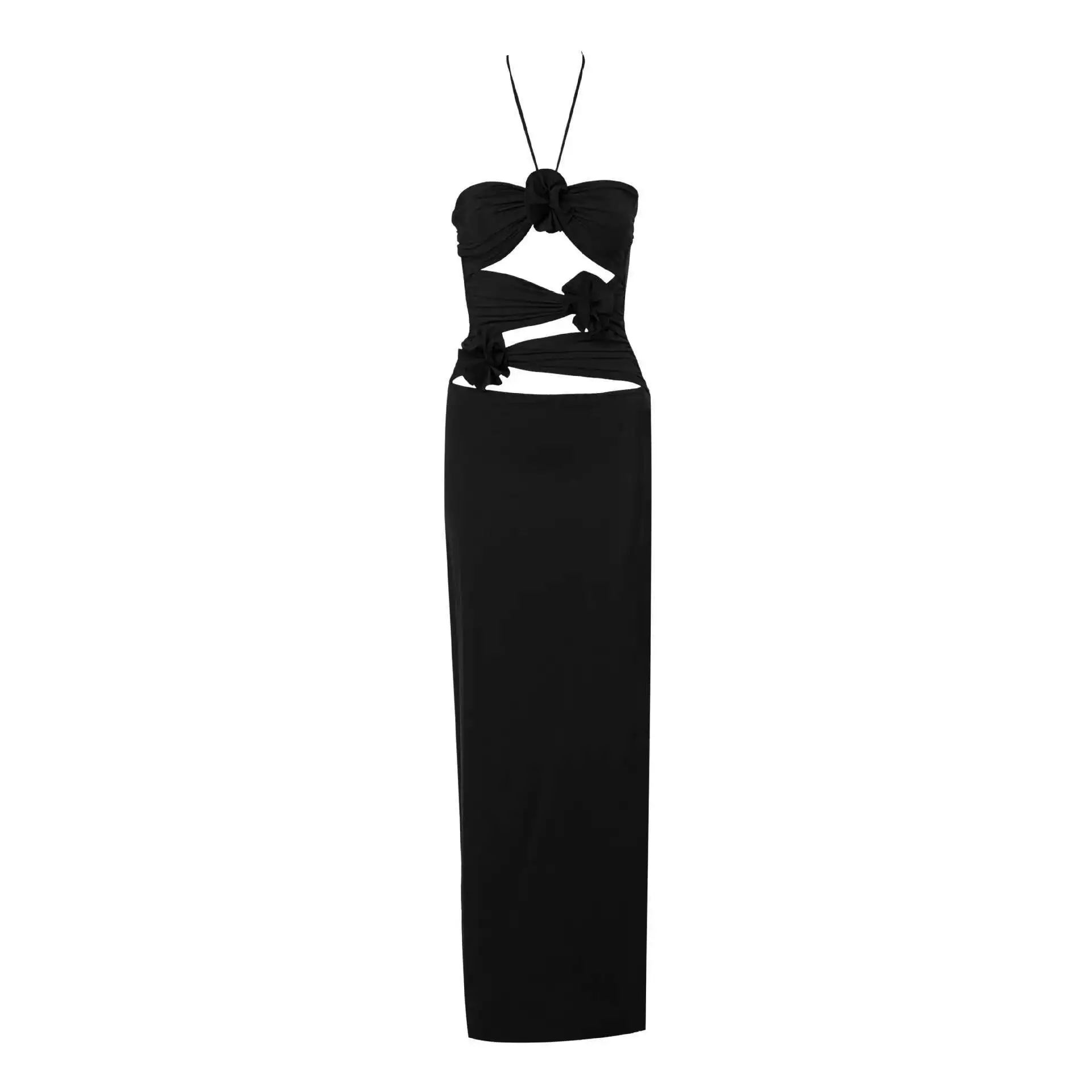 Slim Summer New and Sexy Three-dimensional Flower Waist Dress, Long Hollow Neck Hanging Suspender Skirt Dress Robe Vestido Women
Slim Summer New and Sexy Three-dimensional Flower Waist Dress, Long Hollow Neck Hanging Suspender Skirt Dress Robe Vestido Women