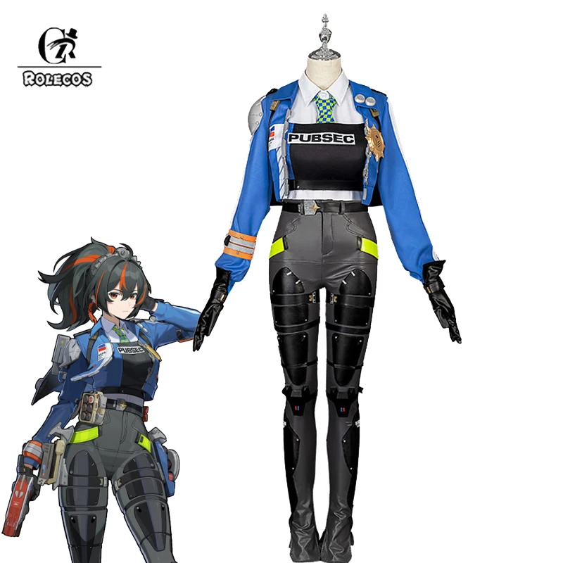 ROLECOS Game Zenless Zone Zero Zhu Yuan Cosplay Costume Zhu Yuan Halloween Sexy Women PU Leather Uniform Outfit Fullset Suit
ROLECOS Game Zenless Zone Zero Zhu Yuan Cosplay Costume Zhu Yuan Halloween Sexy Women PU Leather Uniform Outfit Fullset Suit