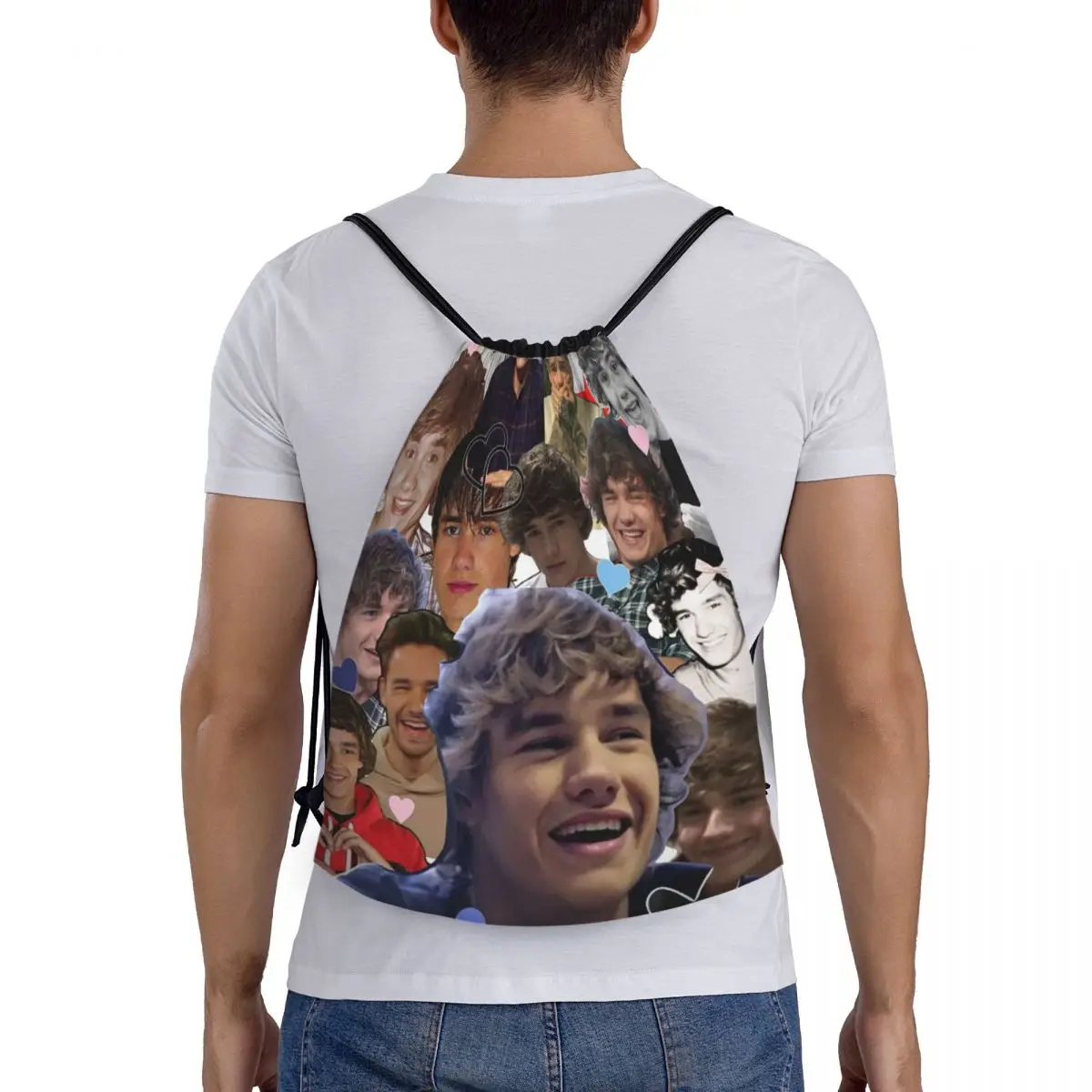 Liam Payne Photo Collage Backpacks Fashion Drawstring Bundle Pocket Sports Bag Book Bags for Travel School
Liam Payne Photo Collage Backpacks Fashion Drawstring Bundle Pocket Sports Bag Book Bags for Travel School