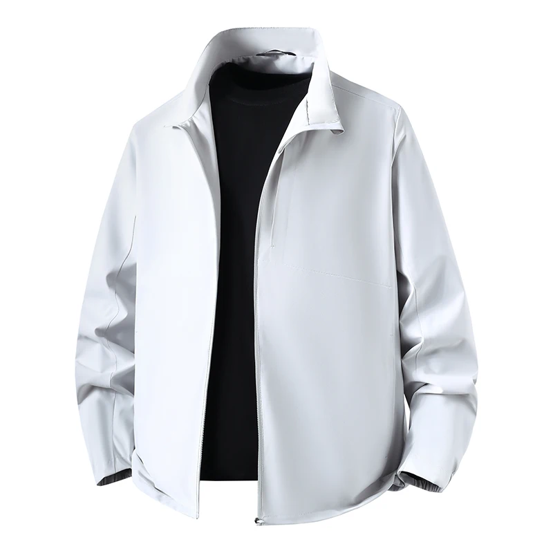 The new spring and autumn zippered long-sleeved outdoor jacket is a regular fashion season couple's style with a solid color sta
The new spring and autumn zippered long-sleeved outdoor jacket is a regular fashion season couple's style with a solid color sta
