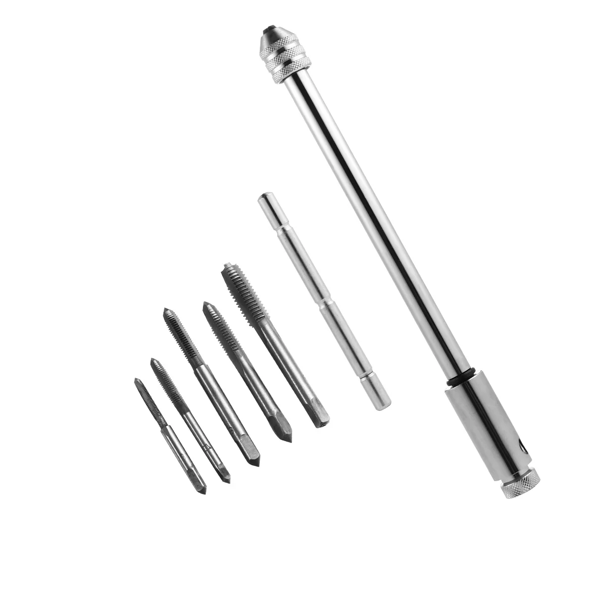 T Ratchet Wrench Set M3-M8 Tap Wrench Chrome Plated Durable Ratcheting Tap Tool for Metal Aluminum Repair Assembly
T Ratchet Wrench Set M3-M8 Tap Wrench Chrome Plated Durable Ratcheting Tap Tool for Metal Aluminum Repair Assembly