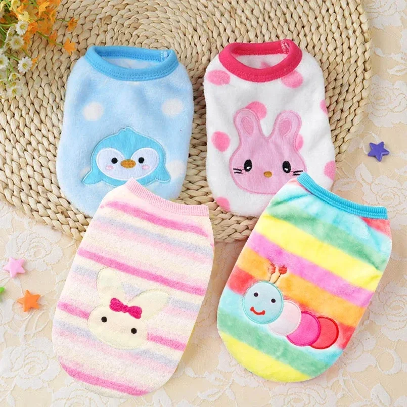 Fleece Dog Clothes Winter Small Dog Vest Cartooon Tiny Teacup Poodle Clothes For Dogs Shirt
Fleece Dog Clothes Winter Small Dog Vest Cartooon Tiny Teacup Poodle Clothes For Dogs Shirt