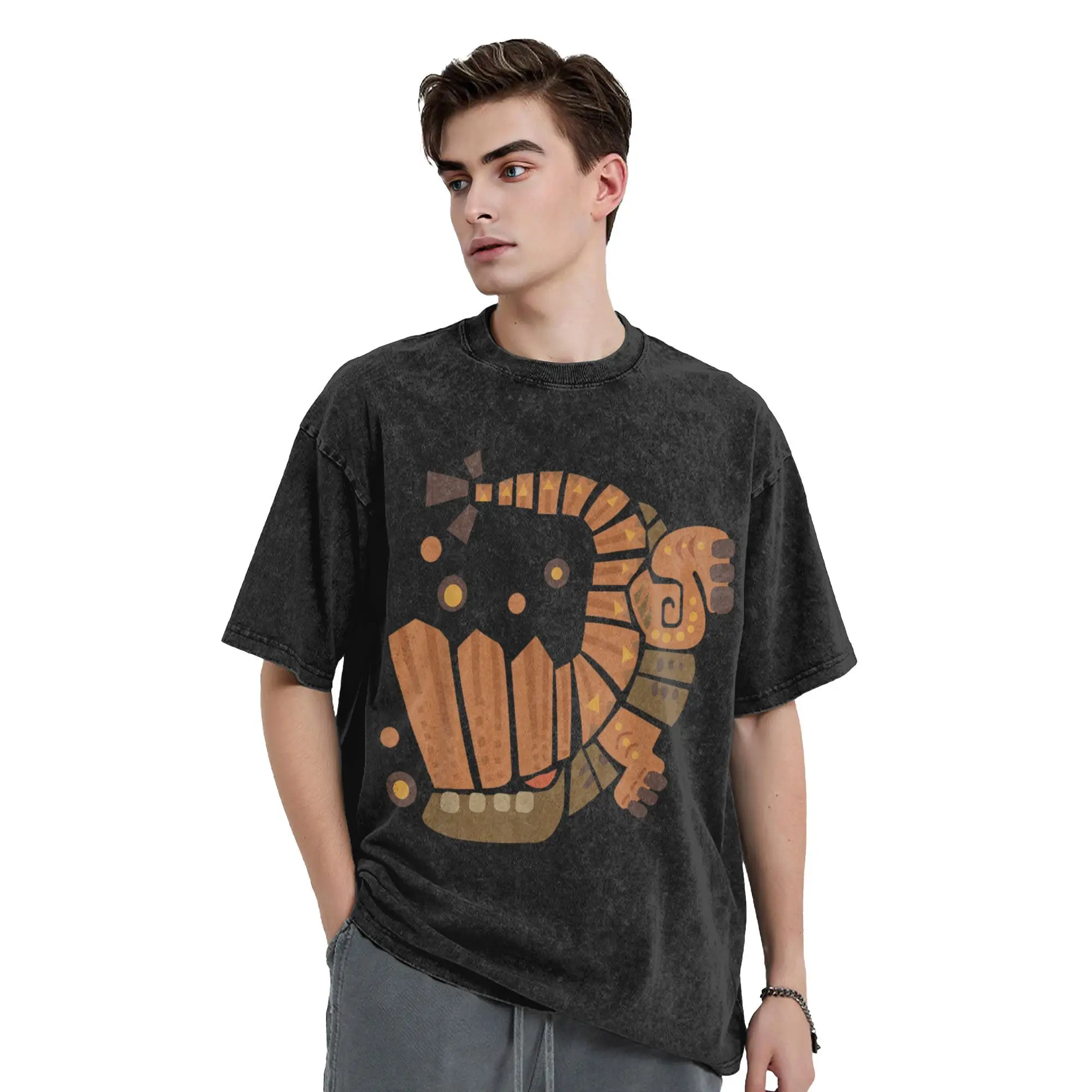 Monster Hunter Barroth Monster Washed T Shirts Streetwear Hip Hop Retro T-Shirts Tees Tops Men Women Cotton Oversize Printed
Monster Hunter Barroth Monster Washed T Shirts Streetwear Hip Hop Retro T-Shirts Tees Tops Men Women Cotton Oversize Printed