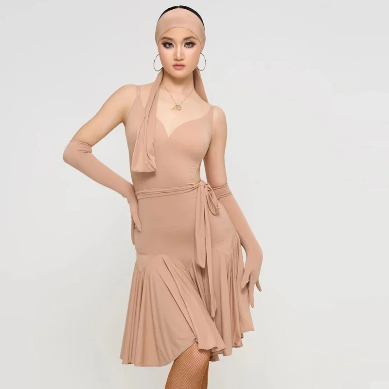 5 Colors Women Sleeveless Latin Dance Dress Adults Samba Chacha Latin Dance Performance Costume Stage Professional Wear SL12812
5 Colors Women Sleeveless Latin Dance Dress Adults Samba Chacha Latin Dance Performance Costume Stage Professional Wear SL12812
