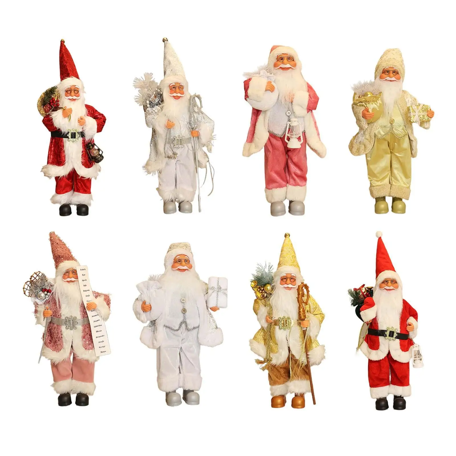 Santa Claus Figurine Doll Christmas Doll Standing Holiday Decoration Decorative Tabletop Xmas Decor for Office Bedroom Table
Santa Claus Figurine Doll Christmas Doll Standing Holiday Decoration Decorative Tabletop Xmas Decor for Office Bedroom Table