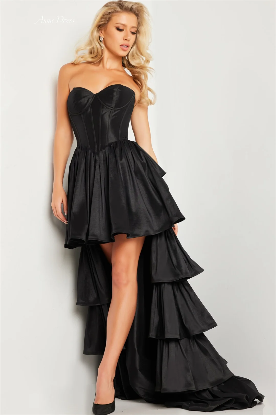 Anna Black Elegant Evening Dresses D/party Satin Cloth Custom Made Multi-layer Women's Evening Dress Woman Ball Gown Dress Prom
Anna Black Elegant Evening Dresses D/party Satin Cloth Custom Made Multi-layer Women's Evening Dress Woman Ball Gown Dress Prom