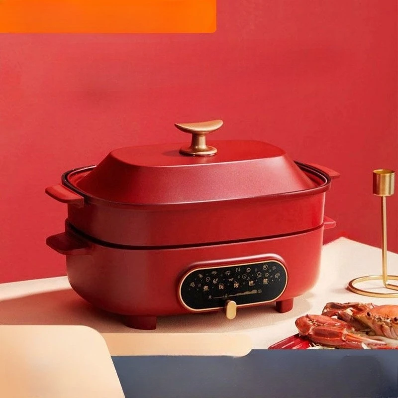 Multifunctional cooking pots Household 4.5L electric hot pot Frying and roasting integrated pot Breakfast pots Cooking split
Multifunctional cooking pots Household 4.5L electric hot pot Frying and roasting integrated pot Breakfast pots Cooking split