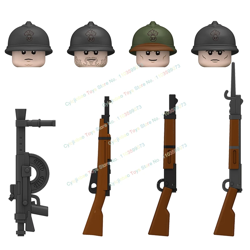 Military War Infantry Warriors Soldiers Dragoon Regiment Action Figures Helmets Accessories Building Blocks Weapons Kid Toy Gift
Military War Infantry Warriors Soldiers Dragoon Regiment Action Figures Helmets Accessories Building Blocks Weapons Kid Toy Gift