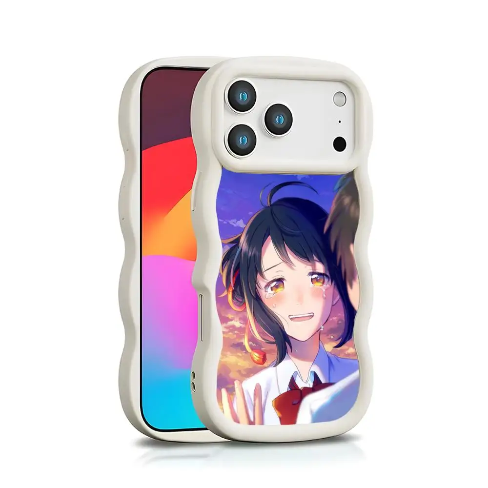 Anime Your Name Phone Case for iPhone 17 16 15 14 13 12 11 Air Pro Max Plus White Soft TPU Wavy Edge Cover
Anime Your Name Phone Case for iPhone 17 16 15 14 13 12 11 Air Pro Max Plus White Soft TPU Wavy Edge Cover