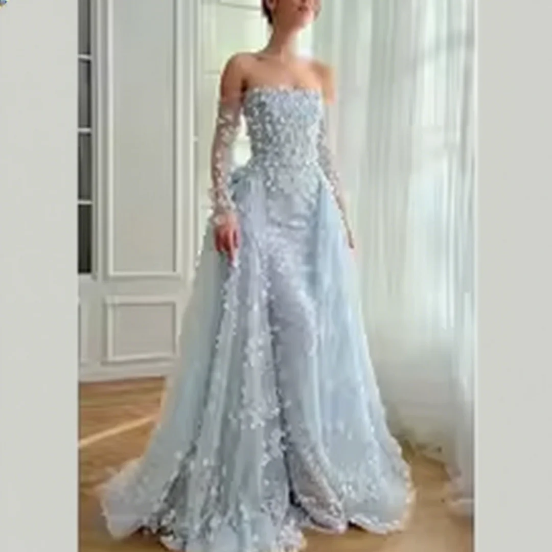Customized floral lace off-the-shoulder evening dress for a ball event formal evening dresses party prom gowns for women
Customized floral lace off-the-shoulder evening dress for a ball event formal evening dresses party prom gowns for women