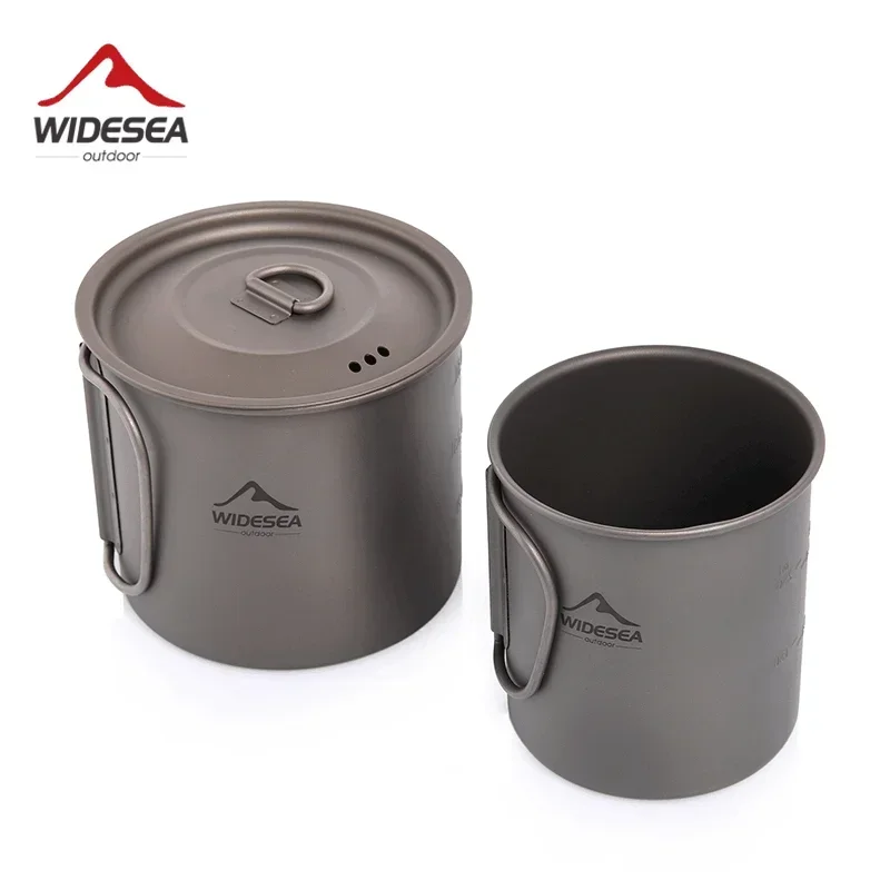 Widesea Camping Mug Titanium Cup Tourist Tableware Picnic Utensils Outdoor Kitchen Equipment Travel Cooking set Cookware Hiking
Widesea Camping Mug Titanium Cup Tourist Tableware Picnic Utensils Outdoor Kitchen Equipment Travel Cooking set Cookware Hiking