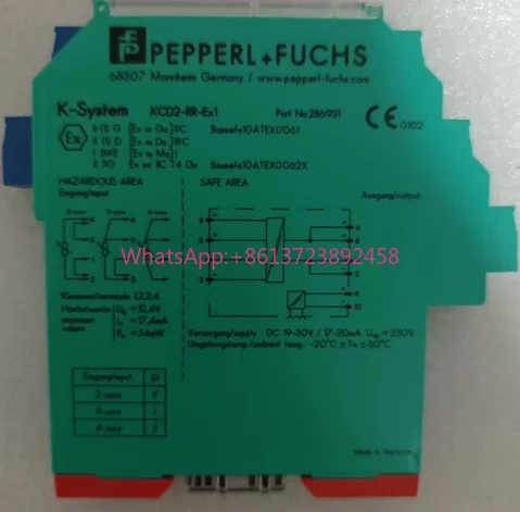 RL31-54/25/73c/136 new in box KCD2-RR2-EX1 Safety Barrier
RL31-54/25/73c/136 new in box KCD2-RR2-EX1 Safety Barrier
