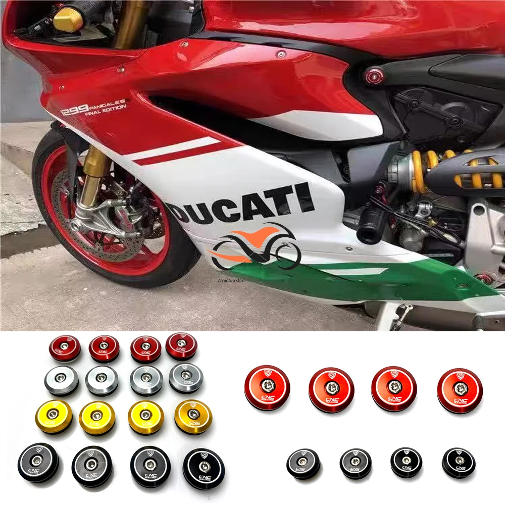 For DUCATI Panigale V4/S Street Fighter V4S 2020 Motorcycle Parts CNC Frame Hole Cap Decorative Cover Plug Bolts Screws
For DUCATI Panigale V4/S Street Fighter V4S 2020 Motorcycle Parts CNC Frame Hole Cap Decorative Cover Plug Bolts Screws