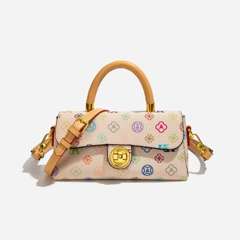 Petite monogram crossbody handbag with top handle & refined metal fittings, lightweight & practical for casual outings
Petite monogram crossbody handbag with top handle & refined metal fittings, lightweight & practical for casual outings