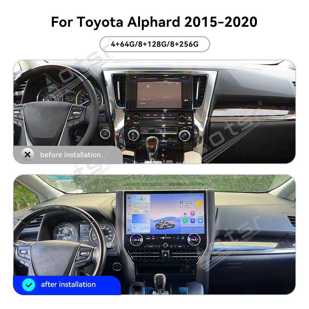 Автомобильный радиоприемник с сенсорным экраном 16,8 дюйма для Toyota Alphard 2015-2020, автомобильный мультимедийный видеоплеер, GPS-навигация, Carplay Unit HD WIFI DSP
Автомобильный радиоприемник с сенсорным экраном 16,8 дюйма для Toyota Alphard 2015-2020, автомобильный мультимедийный видеоплеер, GPS-навигация, Carplay Unit HD WIFI DSP