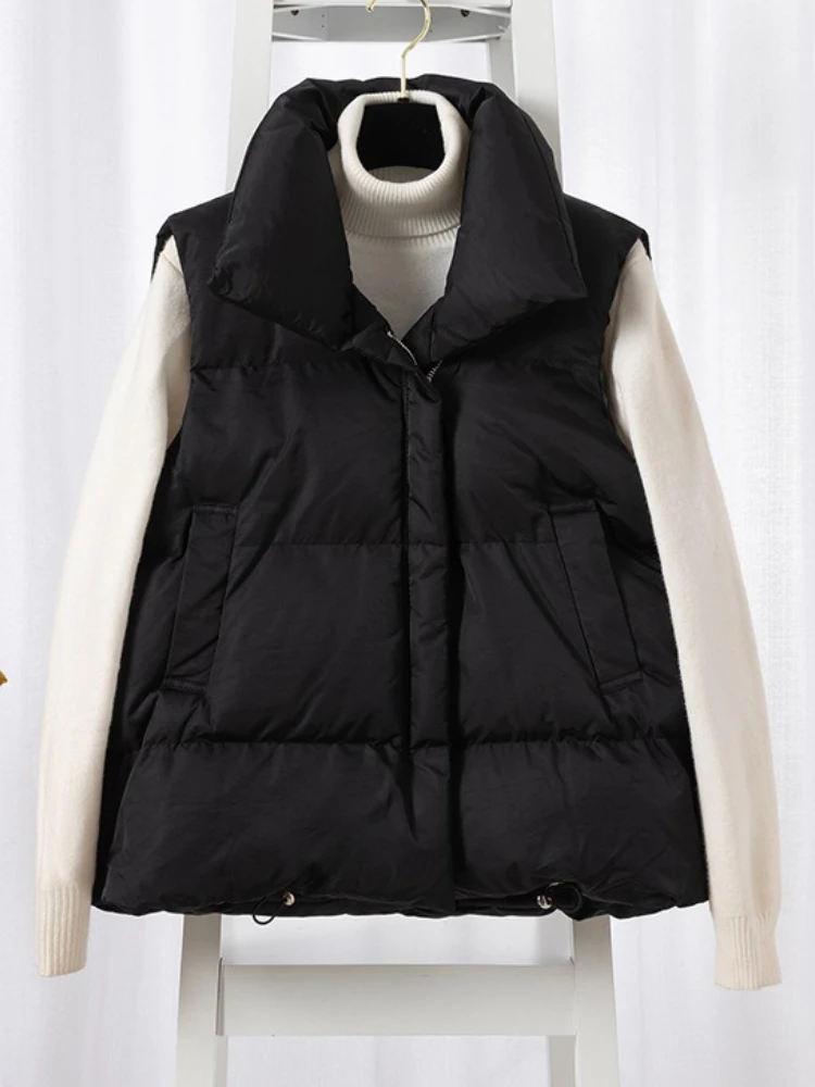 Sleeveless Jacket Top Zipper Down Cotton Vests Women 2025 Autumn Winter Loose Casual Waistcoat Women Clothing Solid Vintage Vest
Sleeveless Jacket Top Zipper Down Cotton Vests Women 2025 Autumn Winter Loose Casual Waistcoat Women Clothing Solid Vintage Vest