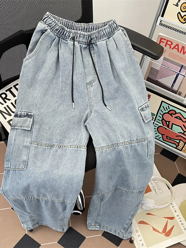 Loose Straight Leg Workwear Jeans Men's American Sle Trendy Brand Big ket Casual Loose Long Trousers Harajuku Sle
Loose Straight Leg Workwear Jeans Men's American Sle Trendy Brand Big ket Casual Loose Long Trousers Harajuku Sle