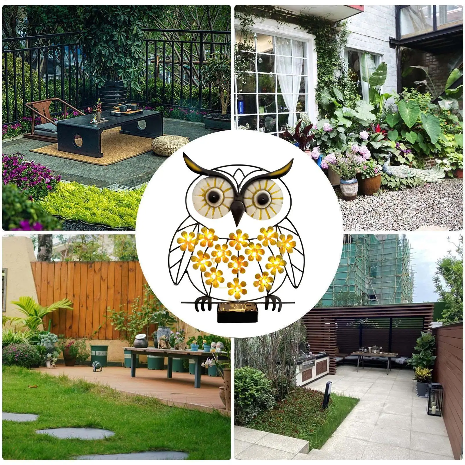 Solar Owl Lights Outdoor Waterproof Metal Weatherproof Decor Owl Solar LED Lights Outdoor For Garden Yard Pathway Lawn Fence
Solar Owl Lights Outdoor Waterproof Metal Weatherproof Decor Owl Solar LED Lights Outdoor For Garden Yard Pathway Lawn Fence