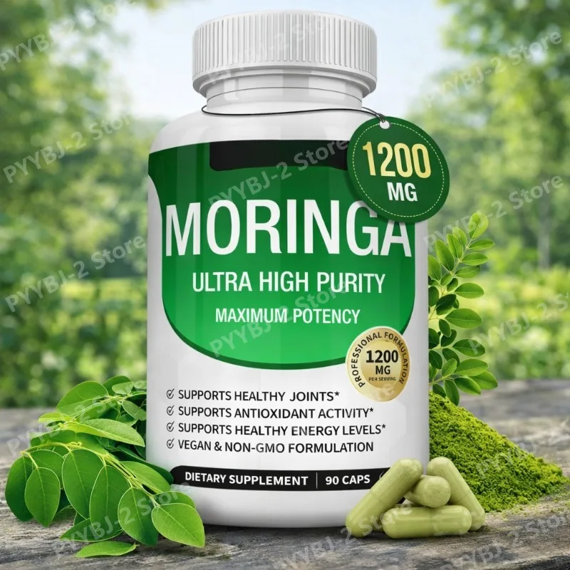 Moringa Capsules 1200mg Pure Moringa Powder Oleifera Leaf Superfood Rich in Antioxidant Skin Health Immune Support Natural
Moringa Capsules 1200mg Pure Moringa Powder Oleifera Leaf Superfood Rich in Antioxidant Skin Health Immune Support Natural