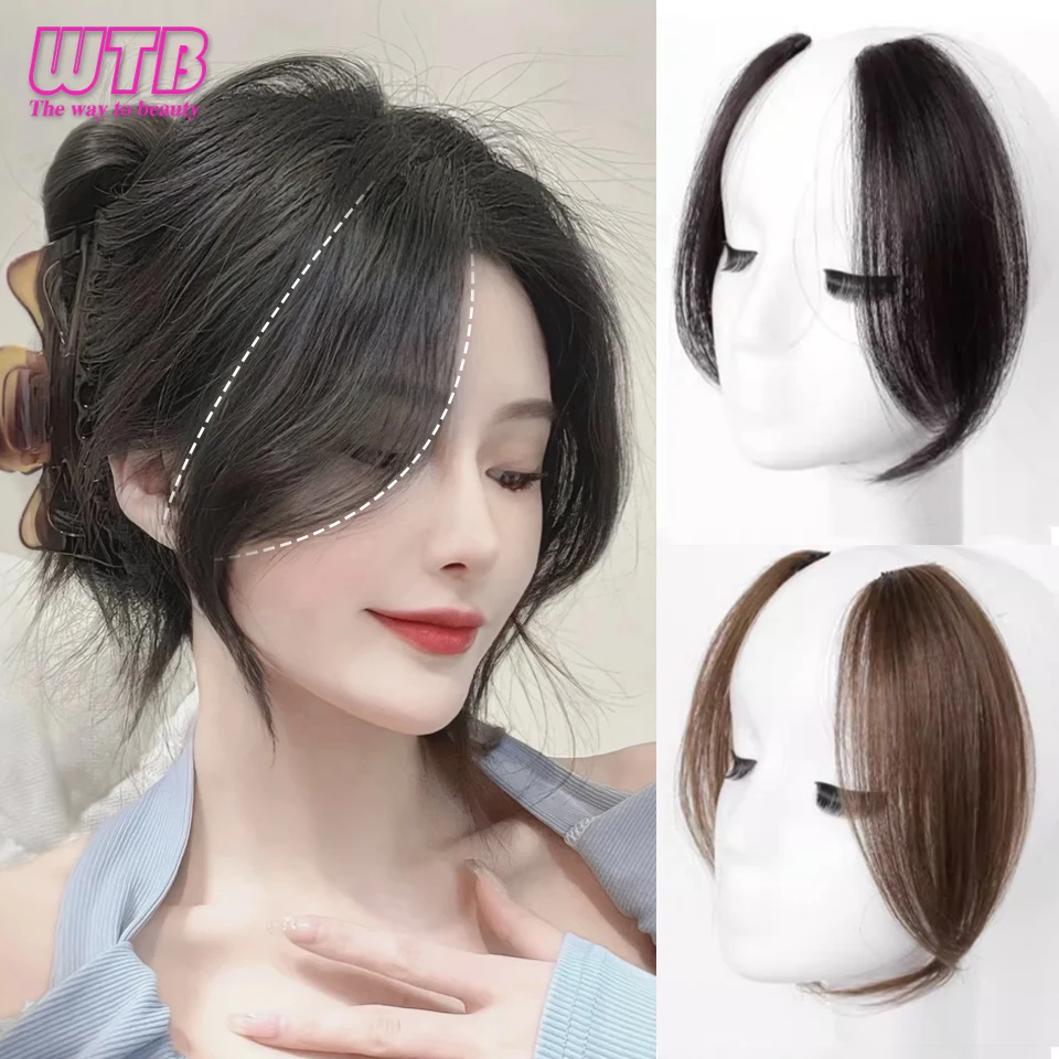 WTB Invisible Synthetic Side Bangs Clip In Extension Middle Part Bangs With Easy BB Clip-In Side Fringe Fits All Hair Types
WTB Invisible Synthetic Side Bangs Clip In Extension Middle Part Bangs With Easy BB Clip-In Side Fringe Fits All Hair Types