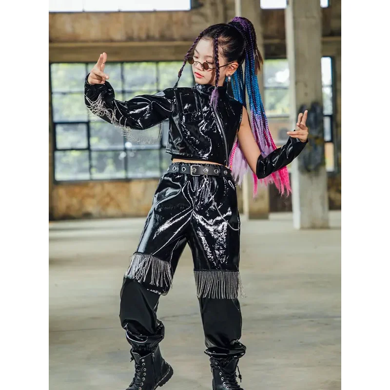 ZZL K-pop Stage Outfits Girl Jazz Dance Hip-hop Black Costume Urban Dance Kids Clothes Children's Runway Show Performance Wear
ZZL K-pop Stage Outfits Girl Jazz Dance Hip-hop Black Costume Urban Dance Kids Clothes Children's Runway Show Performance Wear