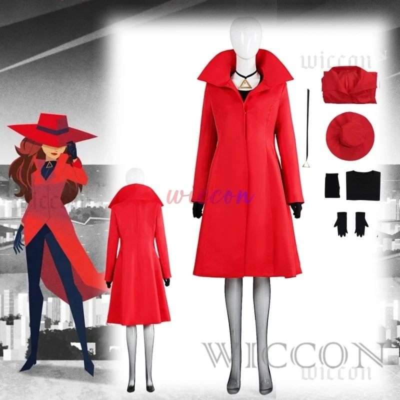 Carmen Cosplay Costume Black Sheep Red Coat with Hat Gloves Halloween Christmas Carnival Party Role Play Suit For Woman Girl
Carmen Cosplay Costume Black Sheep Red Coat with Hat Gloves Halloween Christmas Carnival Party Role Play Suit For Woman Girl