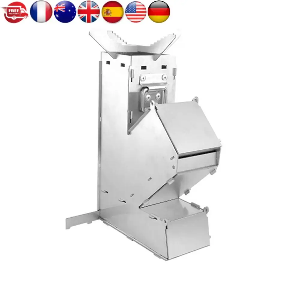 Портативная съемная дровяная горелка для барбекю, ракетная печь из нержавеющей стали, уличная дровяная печь для кемпинга, палатки для пикника, барбекю
Портативная съемная дровяная горелка для барбекю, ракетная печь из нержавеющей стали, уличная дровяная печь для кемпинга, палатки для пикника, барбекю