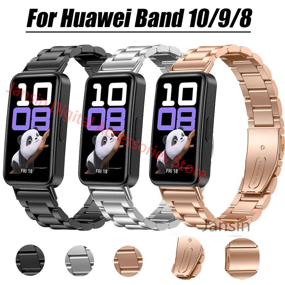 Металлический браслет для Huawei Band 10, ремешок из нержавеющей стали для Huawei Band 8 9, защитная пленка для экрана, сменные аксессуары
Металлический браслет для Huawei Band 10, ремешок из нержавеющей стали для Huawei Band 8 9, защитная пленка для экрана, сменные аксессуары
