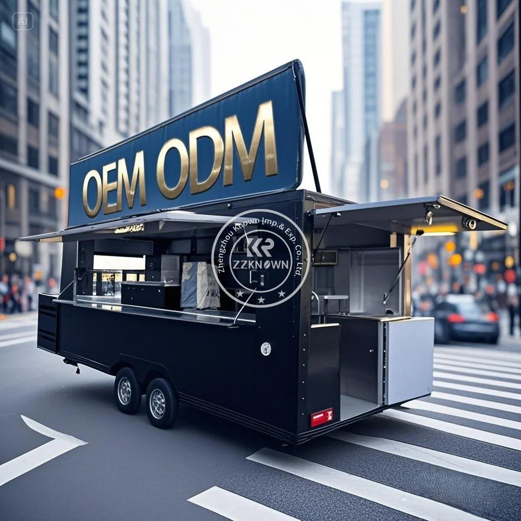 2025 NEW Customized Logo Mobile Food Trailer Fully Equipped Commercial Catering Trailer With DOT certification
2025 NEW Customized Logo Mobile Food Trailer Fully Equipped Commercial Catering Trailer With DOT certification