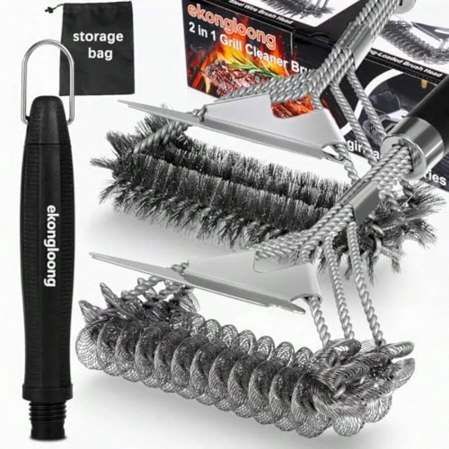 【New style】18 Grill B For Outdoor Grill With 2 Cleaning Bes And Removable Long Handle Wire Grill B With BBQ Scraper Spring B Br
【New style】18 Grill B For Outdoor Grill With 2 Cleaning Bes And Removable Long Handle Wire Grill B With BBQ Scraper Spring B Br