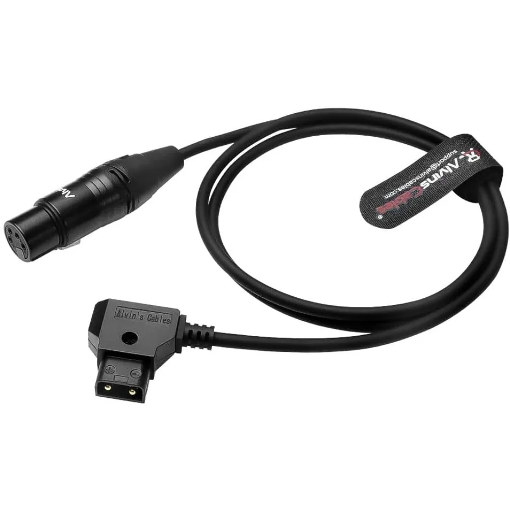 Alvin's Cables XLR 4 Pin Female to D Tap Power Cable for Sony Venice F55 SXS Camera for Practilite 602 DSLR Camcorder
Alvin's Cables XLR 4 Pin Female to D Tap Power Cable for Sony Venice F55 SXS Camera for Practilite 602 DSLR Camcorder