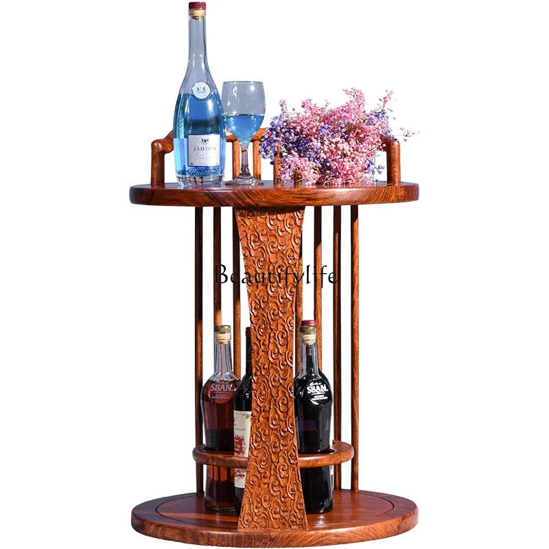 ls 42Mahogany furniture, solid wood wine rack, ornaments, wine cabinet, living room Chinese round table
ls 42Mahogany furniture, solid wood wine rack, ornaments, wine cabinet, living room Chinese round table