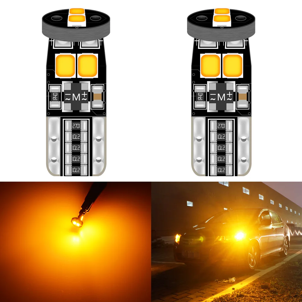 2 шт. оранжевые светодиодные лампы T10 W5W Canbus для автомобиля, сверхъяркие, высокой мощности, Plug and Play, 900 лм, для Ford Fusion, Escape, Mustang и Chevrolet
2 шт. оранжевые светодиодные лампы T10 W5W Canbus для автомобиля, сверхъяркие, высокой мощности, Plug and Play, 900 лм, для Ford Fusion, Escape, Mustang и Chevrolet