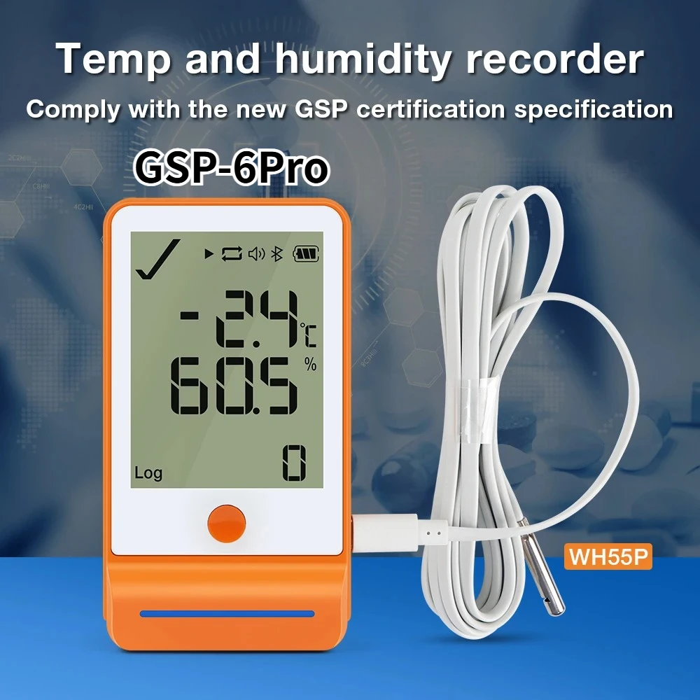 Elitech GSP-6Pro Cold Chain Recorder Transport Mini Digital USB Temperature Humidity Data Logger
Elitech GSP-6Pro Cold Chain Recorder Transport Mini Digital USB Temperature Humidity Data Logger
