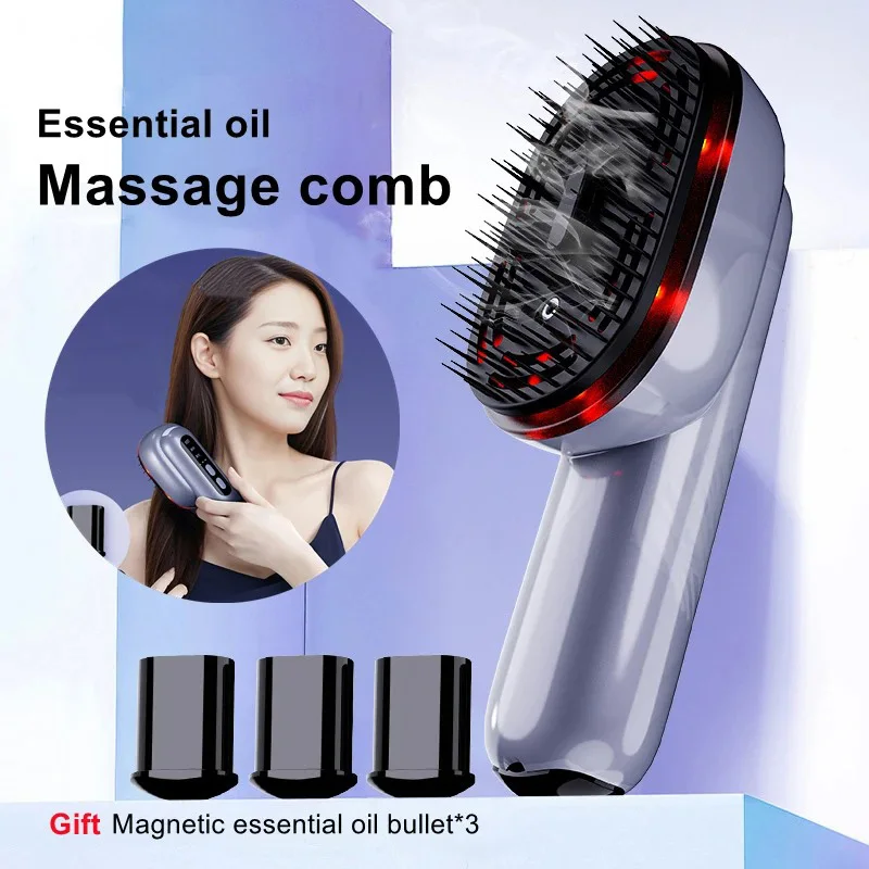 Electric Scalp Massager Unique Essential Oil Atomization Function Portable Vibration Massage Deep Scalp Scrubber Head Massager
Electric Scalp Massager Unique Essential Oil Atomization Function Portable Vibration Massage Deep Scalp Scrubber Head Massager