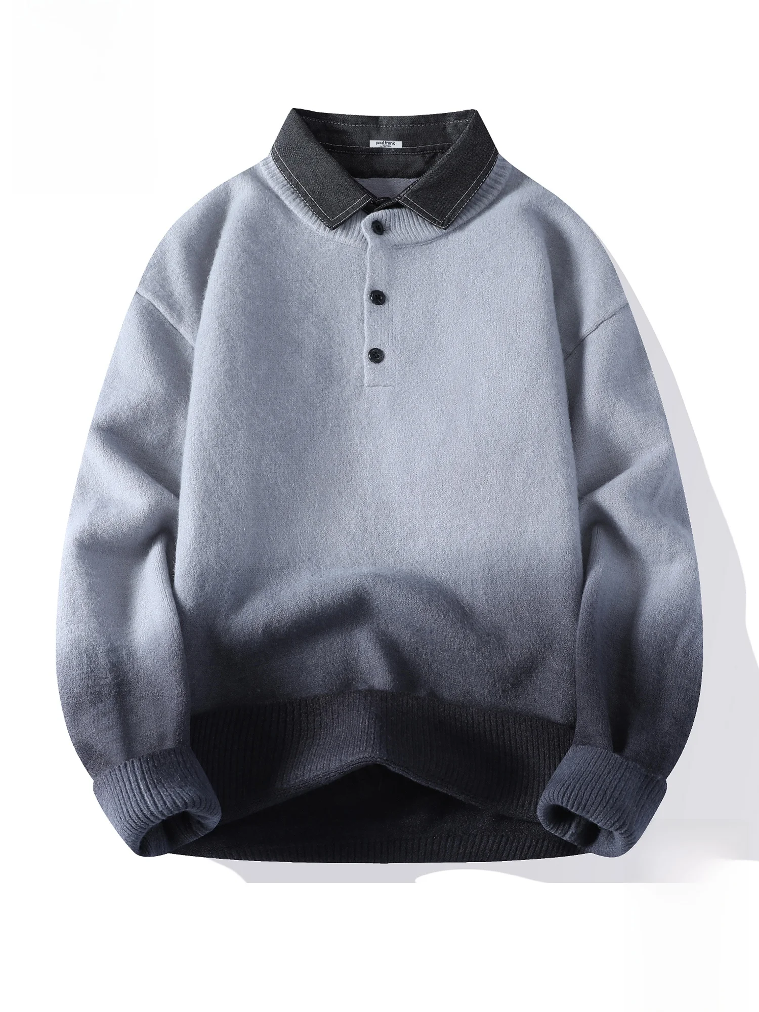 PaulFrank adient Loose Knitted Sweater Men's Casual Warm New Sle Faux Two-Piece Pullover Autumn Faion Animal Pattern
PaulFrank adient Loose Knitted Sweater Men's Casual Warm New Sle Faux Two-Piece Pullover Autumn Faion Animal Pattern