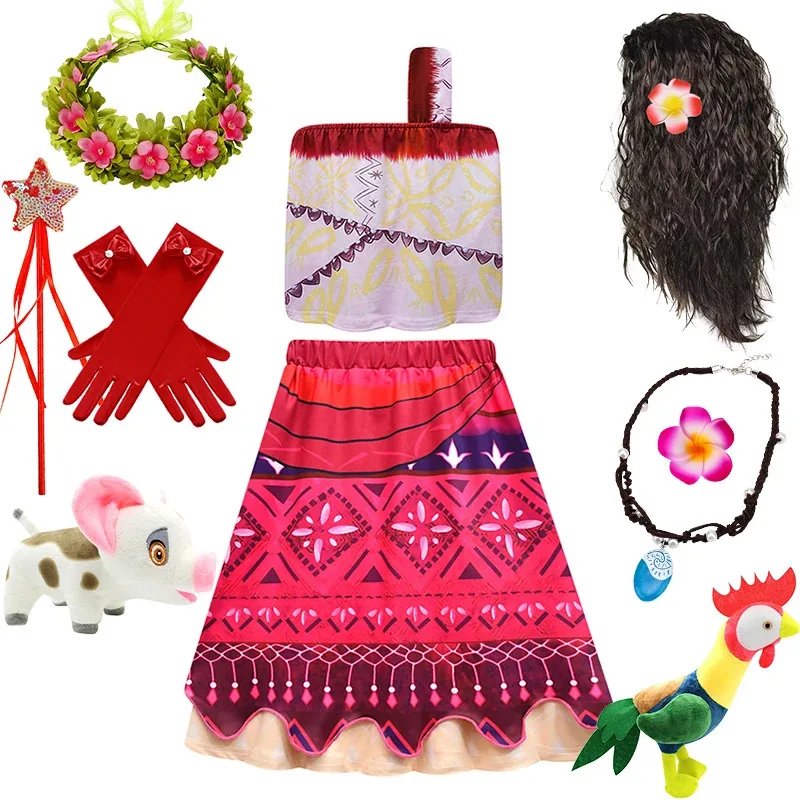 2024 New 2Pcs Moana Costume Fancy Girl Halloween Cosplay Brave Princess Moana Dress Carnival Children's Masquerade Party Clothes
2024 New 2Pcs Moana Costume Fancy Girl Halloween Cosplay Brave Princess Moana Dress Carnival Children's Masquerade Party Clothes