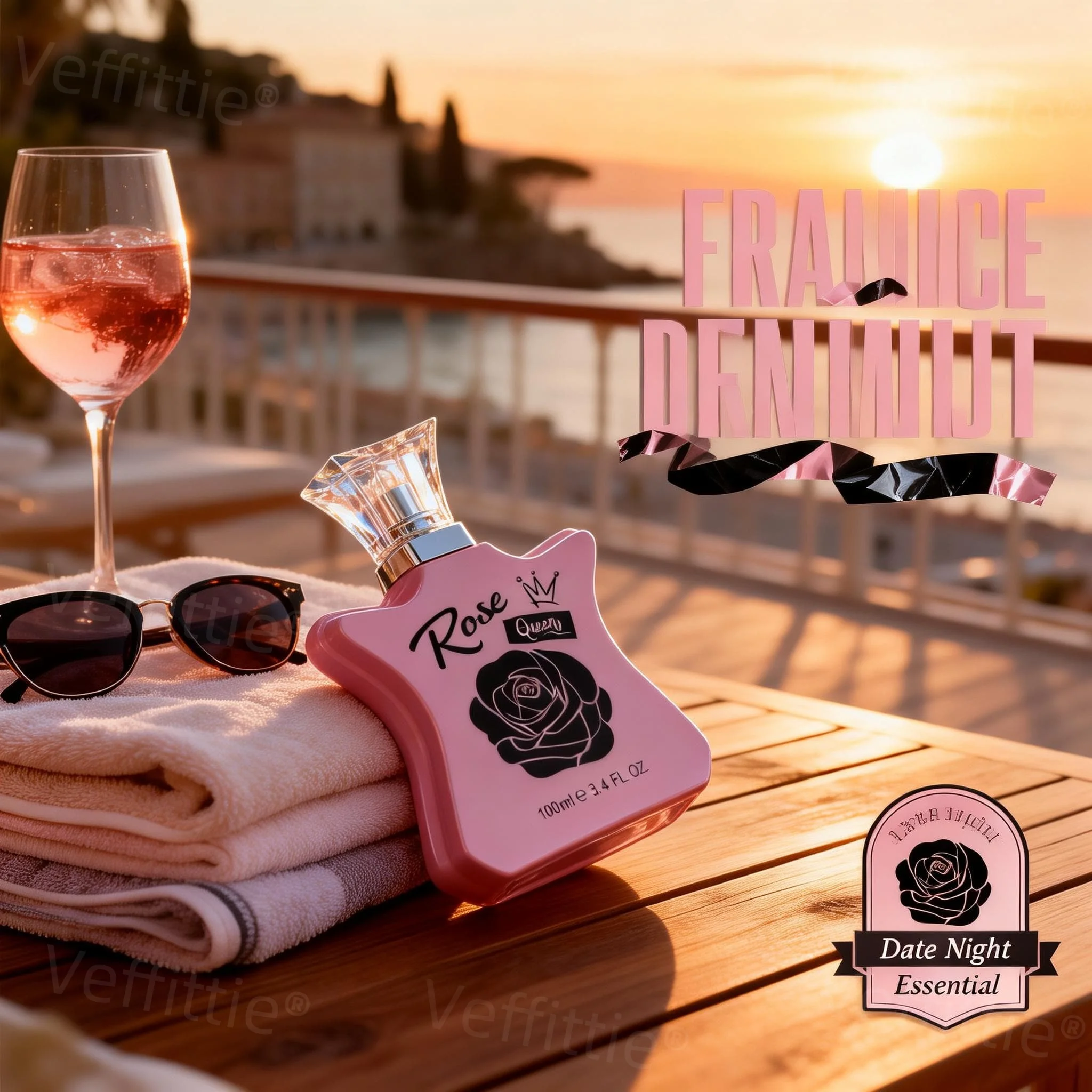 Casual Rose Fruity Fragrance 100ml, red wine fruity opening, geranium rose mid honey musk base all-day fresh scent for laid-back
Casual Rose Fruity Fragrance 100ml, red wine fruity opening, geranium rose mid honey musk base all-day fresh scent for laid-back