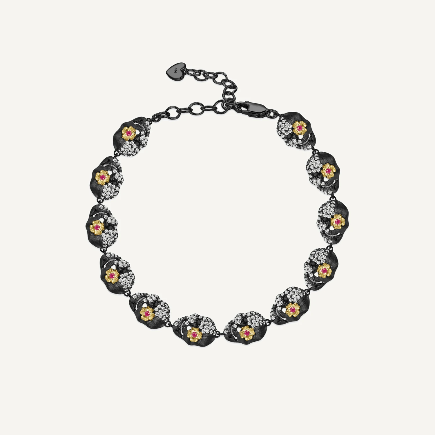 GEM'S BALLET Flower Skull Bracelets For Women 925 Sterling Silver Shiny Skeleton Charm Link Chain Brecelets Party Jewelry 2020
GEM'S BALLET Flower Skull Bracelets For Women 925 Sterling Silver Shiny Skeleton Charm Link Chain Brecelets Party Jewelry 2020