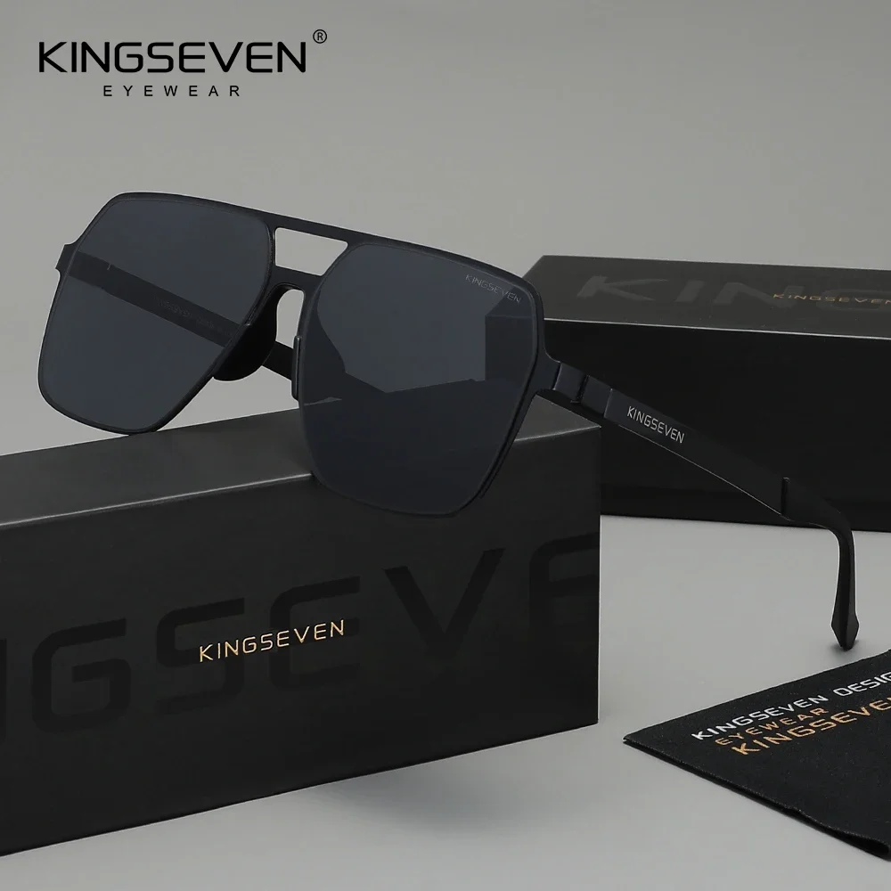 KINGSEVEN Men's Sunglasses Polarized UV400 Glasses Square Large Frame Driving Eyewear High Quality Oculos Gafas De Sol
KINGSEVEN Men's Sunglasses Polarized UV400 Glasses Square Large Frame Driving Eyewear High Quality Oculos Gafas De Sol