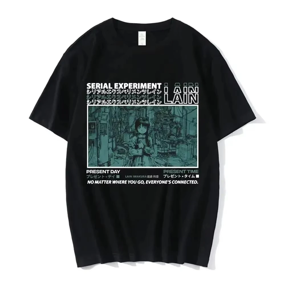 Anime Serial Experiments Lain Graphic Print T Shirt Iwakura Manga Girl Sci Fi Short Sleeve Fashion Unisex T Shirts harajuku top
Anime Serial Experiments Lain Graphic Print T Shirt Iwakura Manga Girl Sci Fi Short Sleeve Fashion Unisex T Shirts harajuku top
