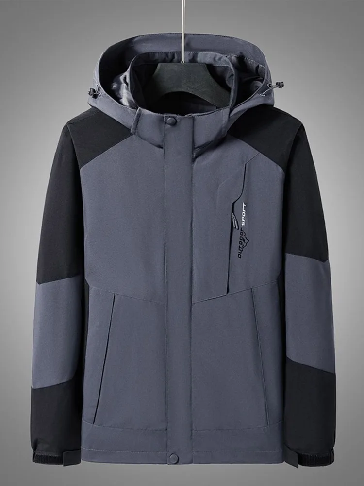 Мужская демисезонная куртка с отстегивающимся капюшоном, водонепроницаемая, ветрозащитная, дышащая, для альпинизма, модная верхняя одежда из полиэстера
Мужская демисезонная куртка с отстегивающимся капюшоном, водонепроницаемая, ветрозащитная, дышащая, для альпинизма, модная верхняя одежда из полиэстера