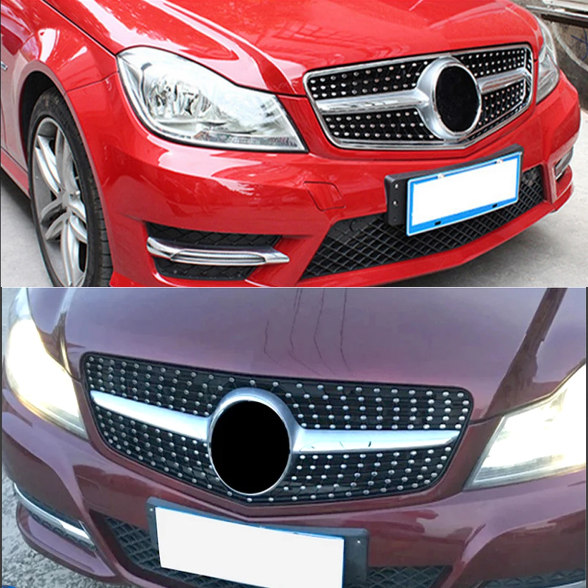 FOR MERCEDES BENZ W204 C204 W204 AMG STYLE FRONT GRILLE C CLASS C200 C250 C350 2006-2014 BADGE GRILL Chrome Black Racing Grills
FOR MERCEDES BENZ W204 C204 W204 AMG STYLE FRONT GRILLE C CLASS C200 C250 C350 2006-2014 BADGE GRILL Chrome Black Racing Grills