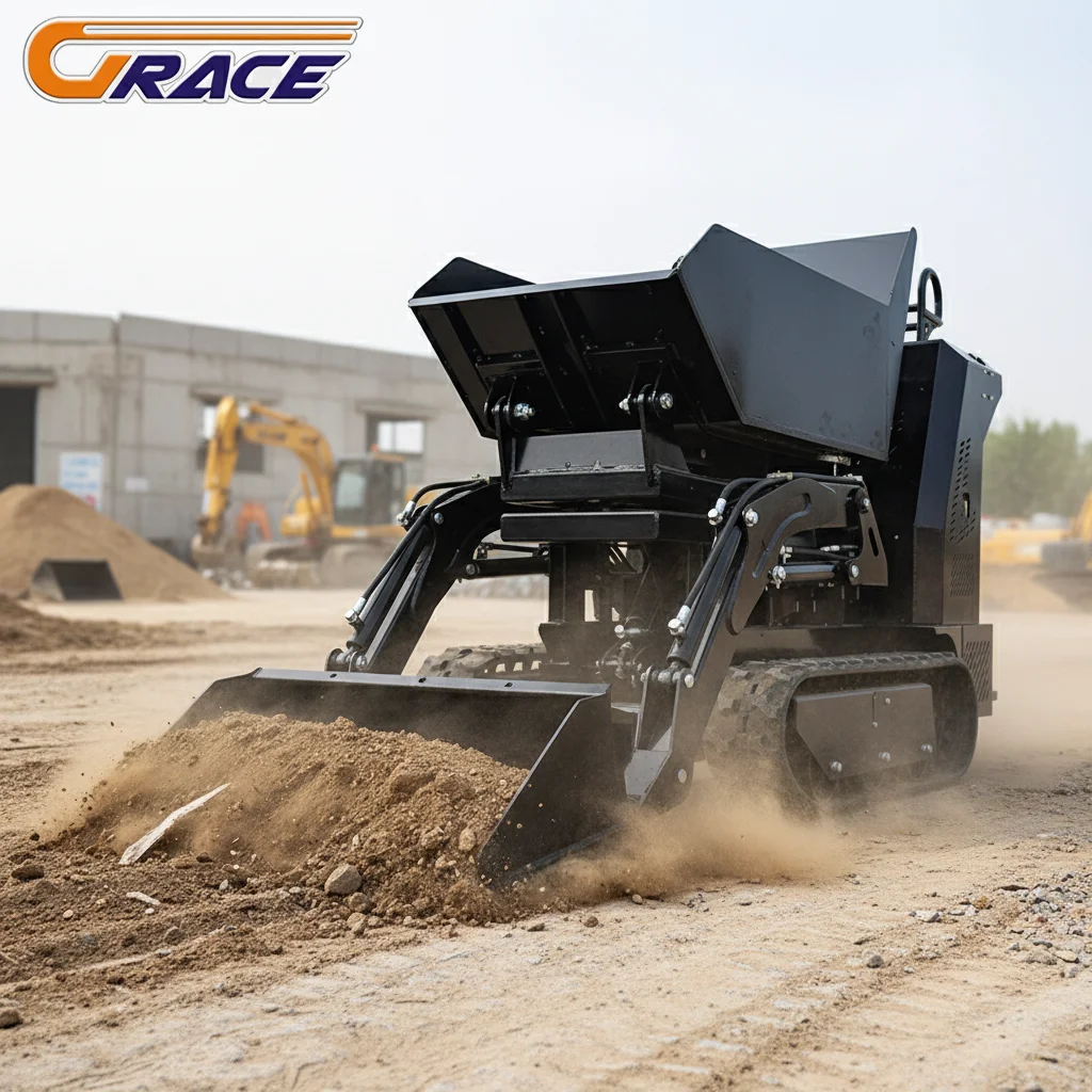 Mini 500kg Crawler Tipper Dumper EURO 5 EPA Heavy Duty Factory Direct
Mini 500kg Crawler Tipper Dumper EURO 5 EPA Heavy Duty Factory Direct