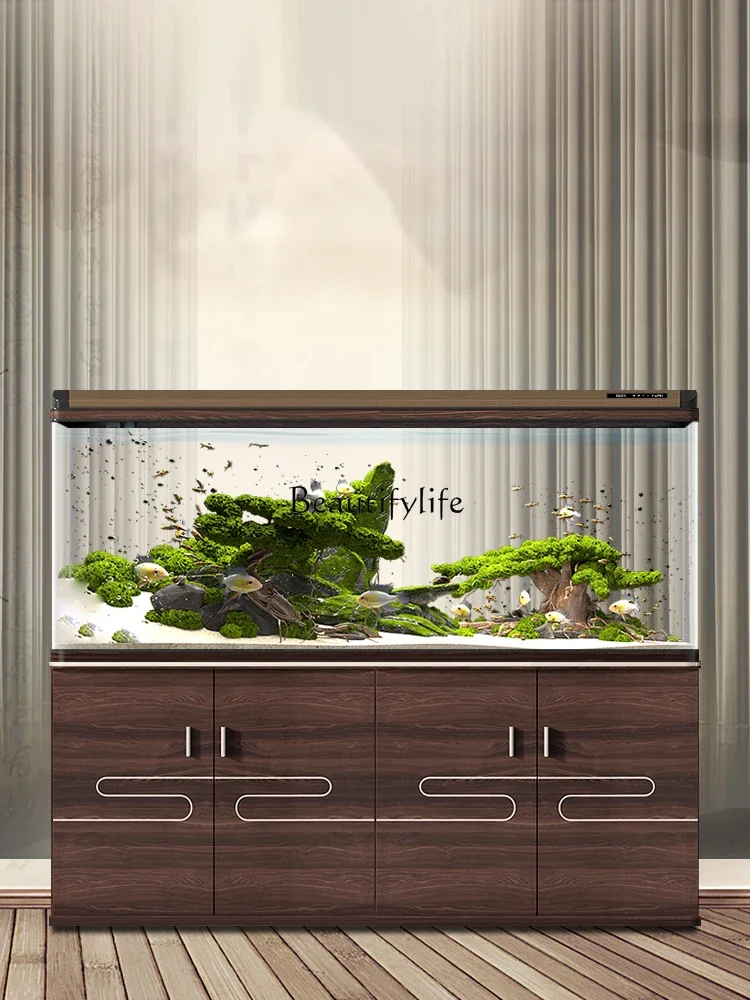 yj9 Fish Tank Aquarium Household Integrated Super White Glass Creative Living Room New Chinese Style Fish Globe
yj9 Fish Tank Aquarium Household Integrated Super White Glass Creative Living Room New Chinese Style Fish Globe