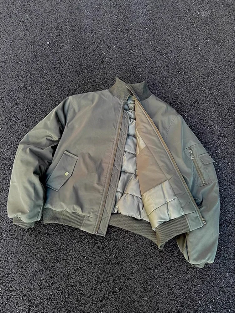 Thiened Cotton Jaet Men's Winter Warm High Collar BOMBER MA Baseball Sle Coat Stand Fit Youth Faion Long Sve Z...
Thiened Cotton Jaet Men's Winter Warm High Collar BOMBER MA Baseball Sle Coat Stand Fit Youth Faion Long Sve Z...