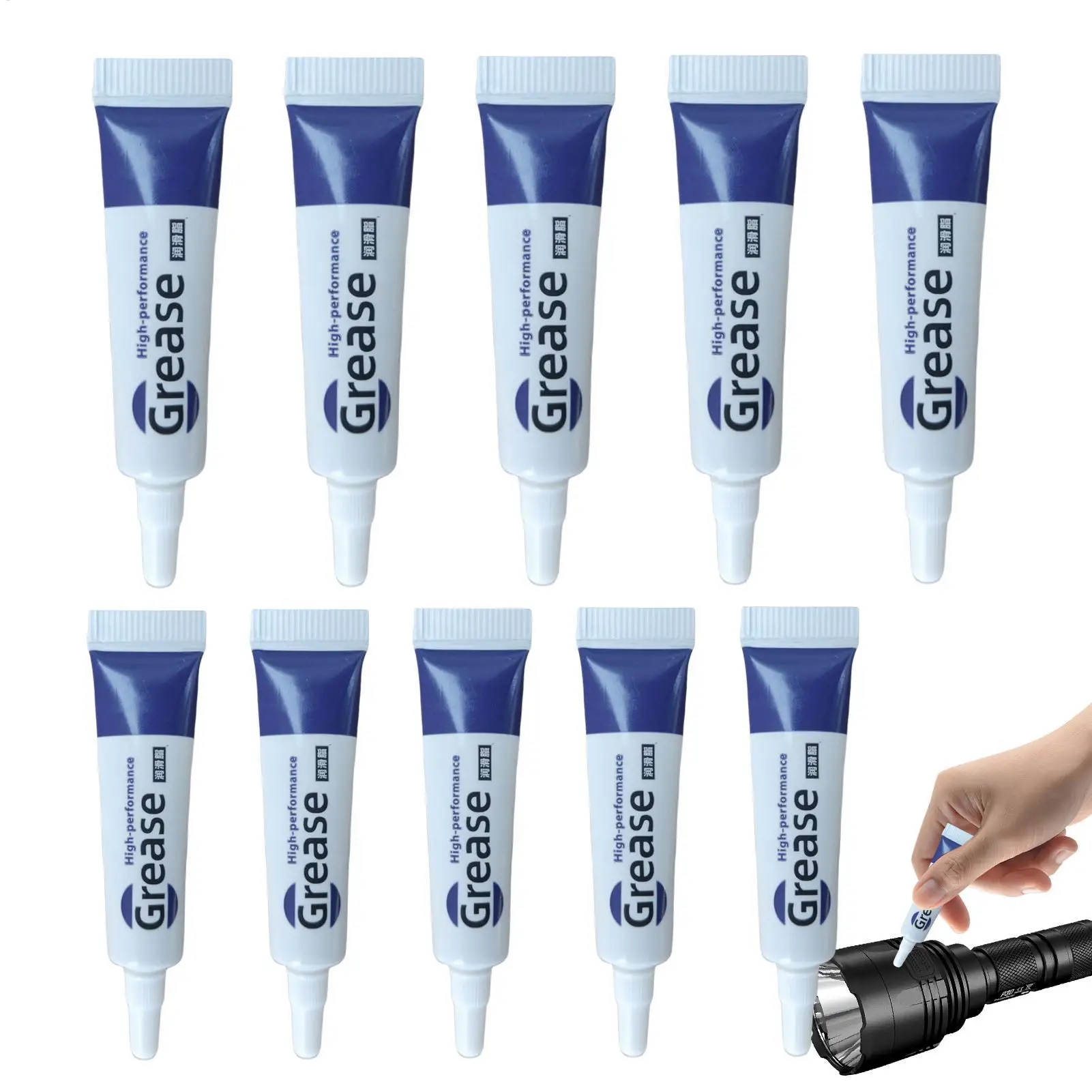 10pcs Silicone Grease for O Rings Waterproof Plumbers Grease for Use On Most Surfaces, No Drip, No Freeze Lubrication
10pcs Silicone Grease for O Rings Waterproof Plumbers Grease for Use On Most Surfaces, No Drip, No Freeze Lubrication